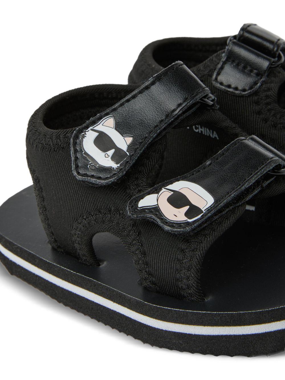 Sandali nere per bambina Z31183 09B Karl Lagerfeld Kids 