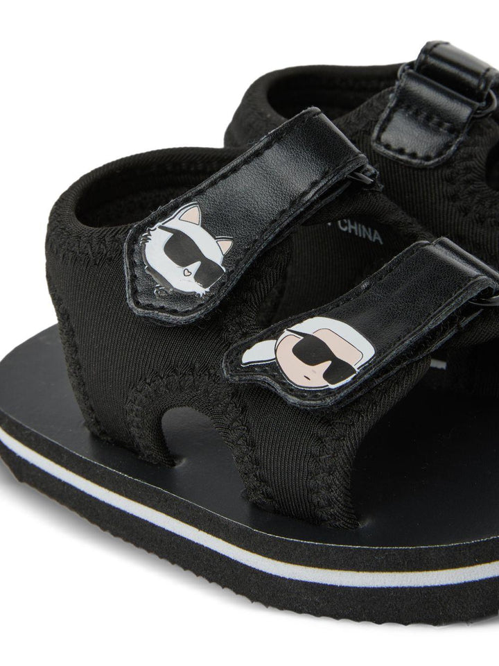 Sandali nere per bambina Z31183 09B Karl Lagerfeld Kids 