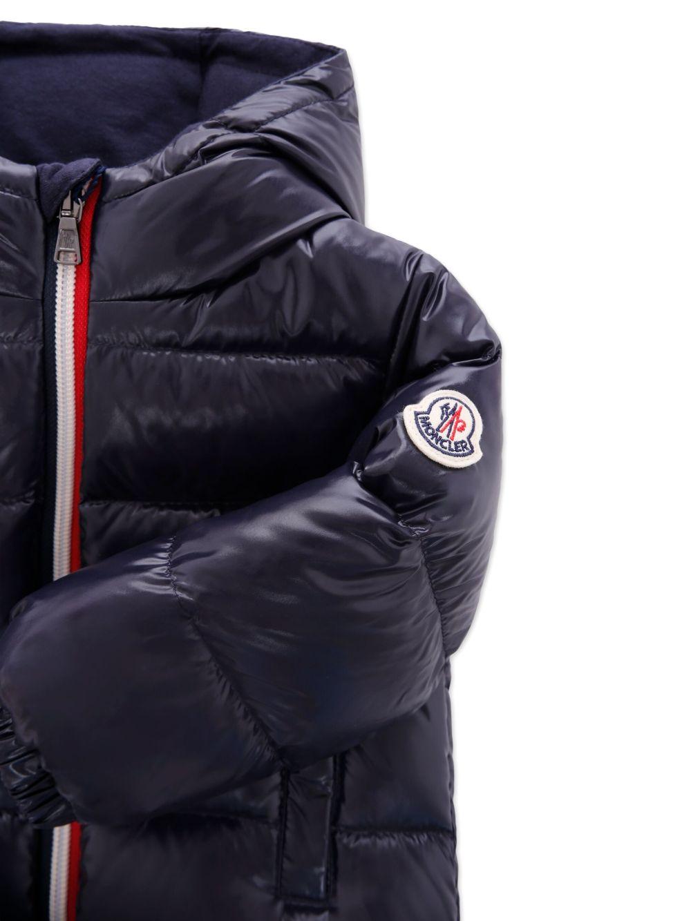 Giubbotto blu per neonato 9511A00002597Z8 742 Moncler Kids 