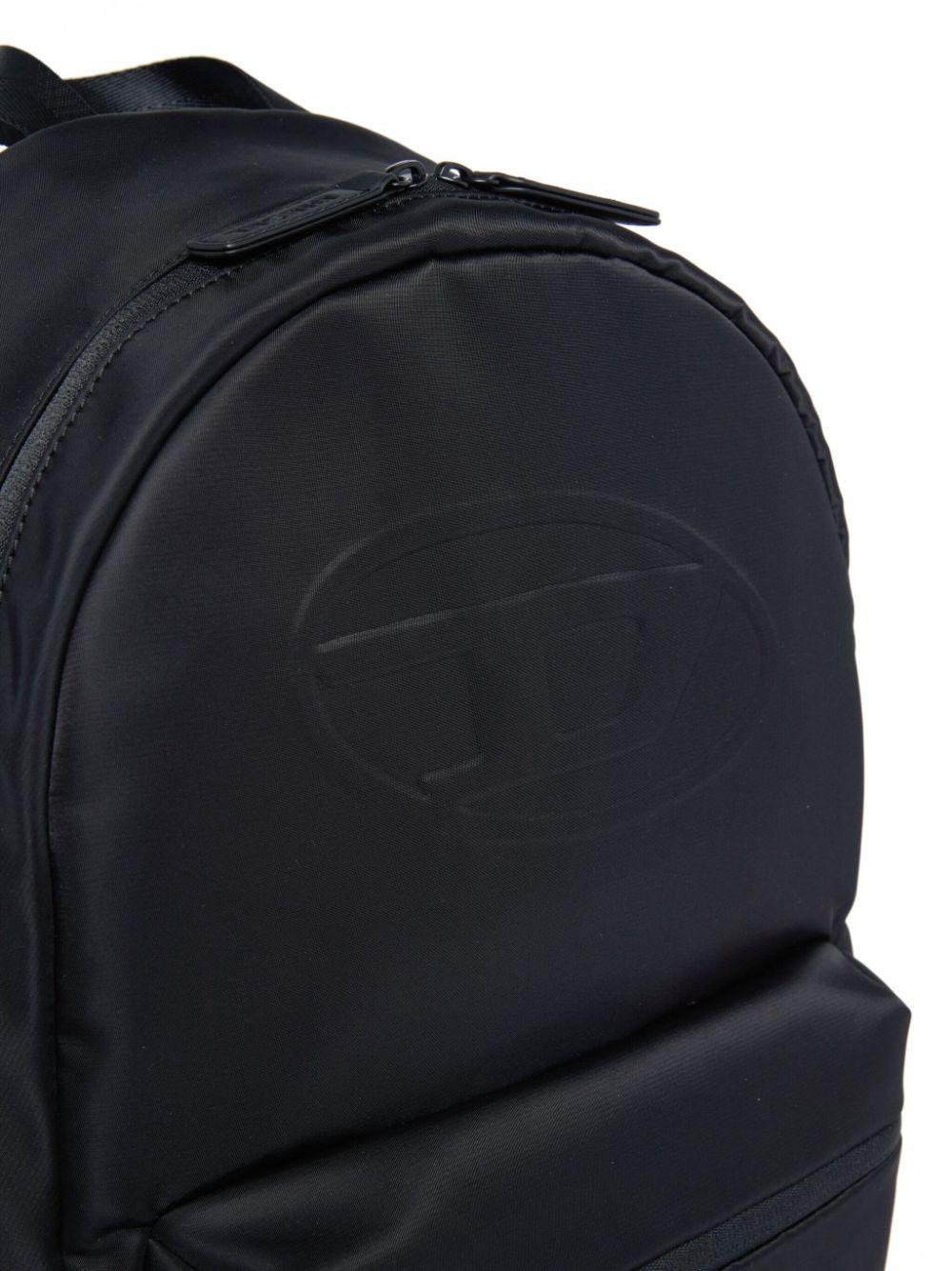 Black backpack with logo for children
