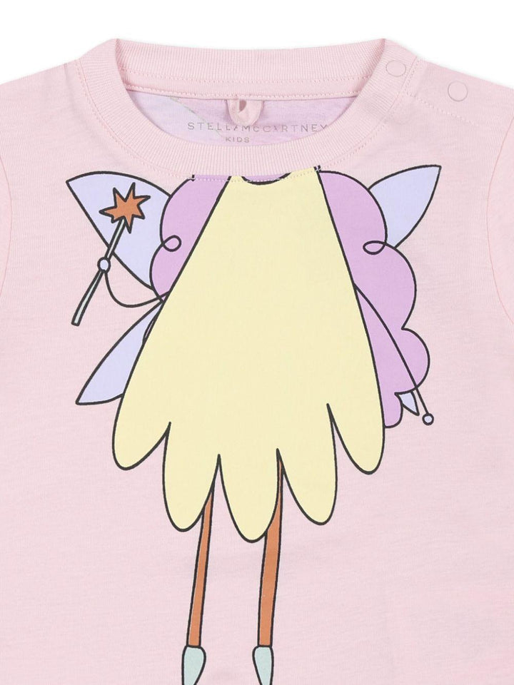 T-shirt rosa per neonata