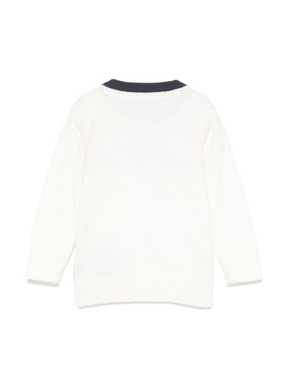 Maglione bianco per neonato