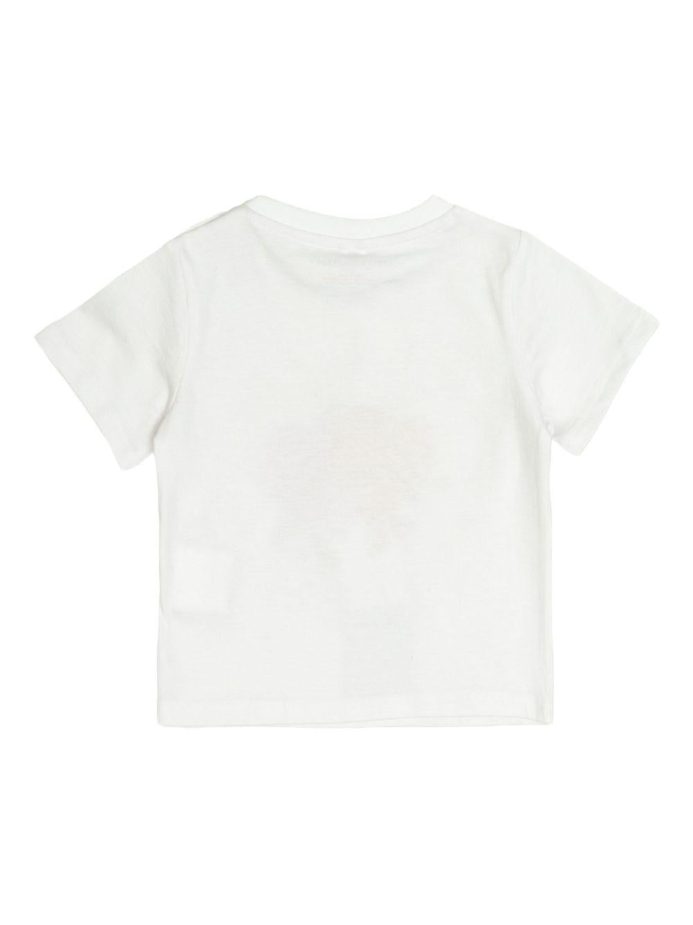 T-shirt bianca per neonata