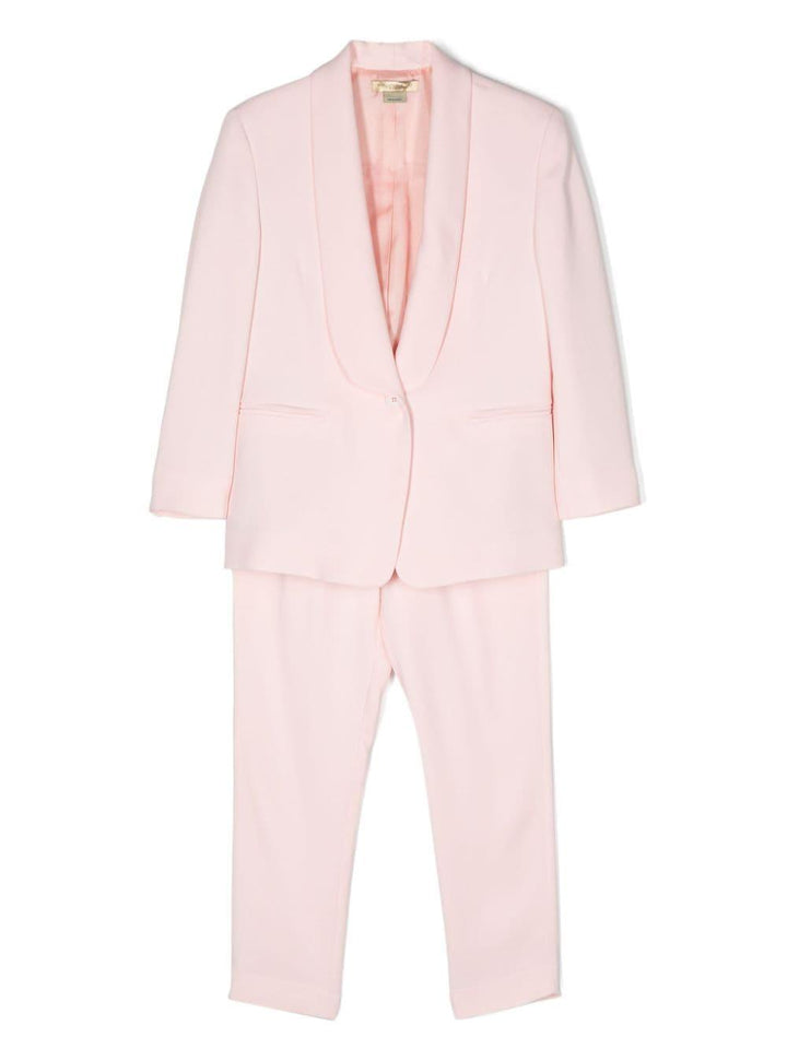Completo elegante rosa per bambina