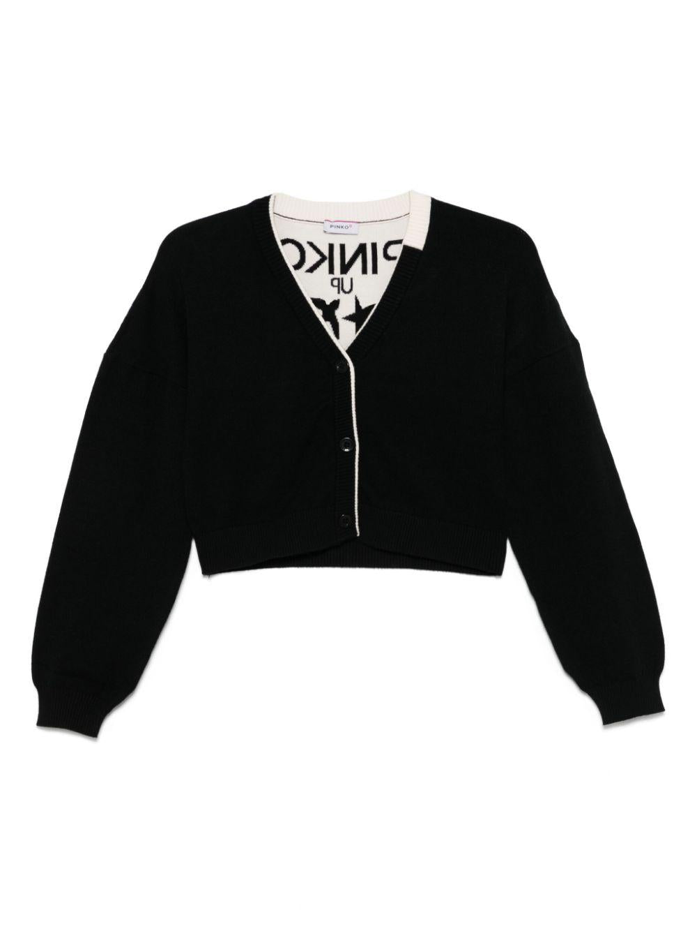 Cardigan nero per bambina