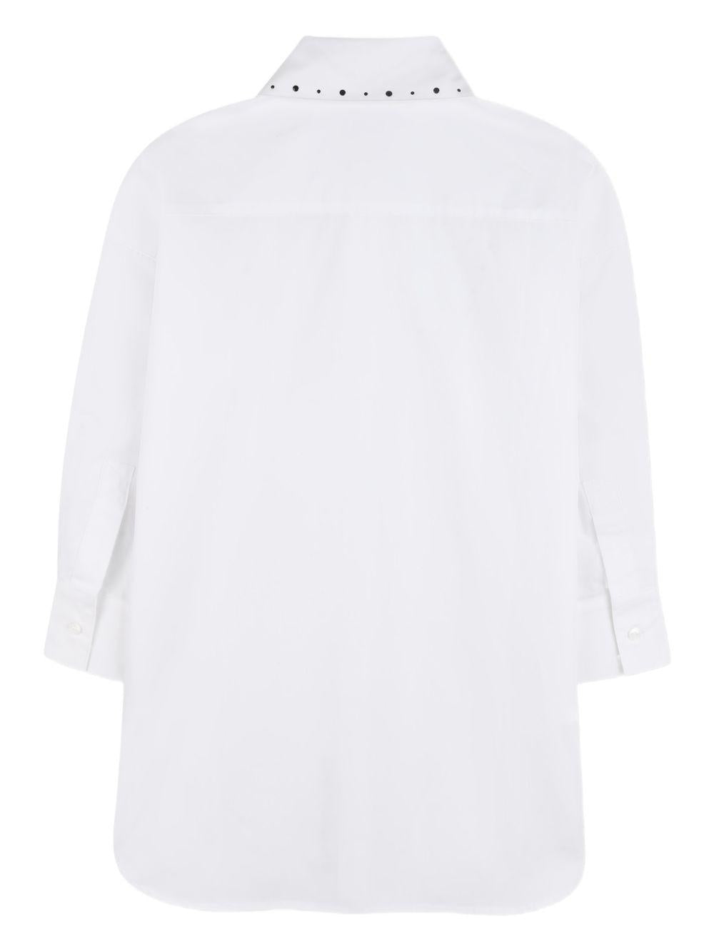 Abito bianco per bambina Z31141 10P Karl Lagerfeld Kids 