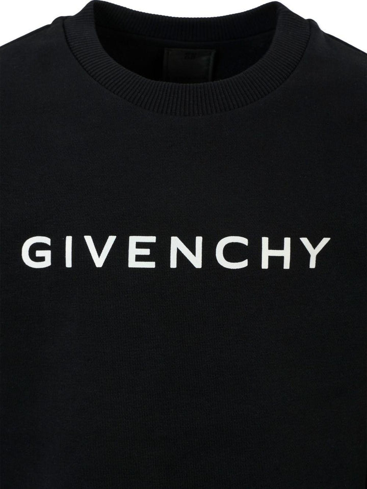 Felpa nera per bambino H30937 09B Givenchy Kids 