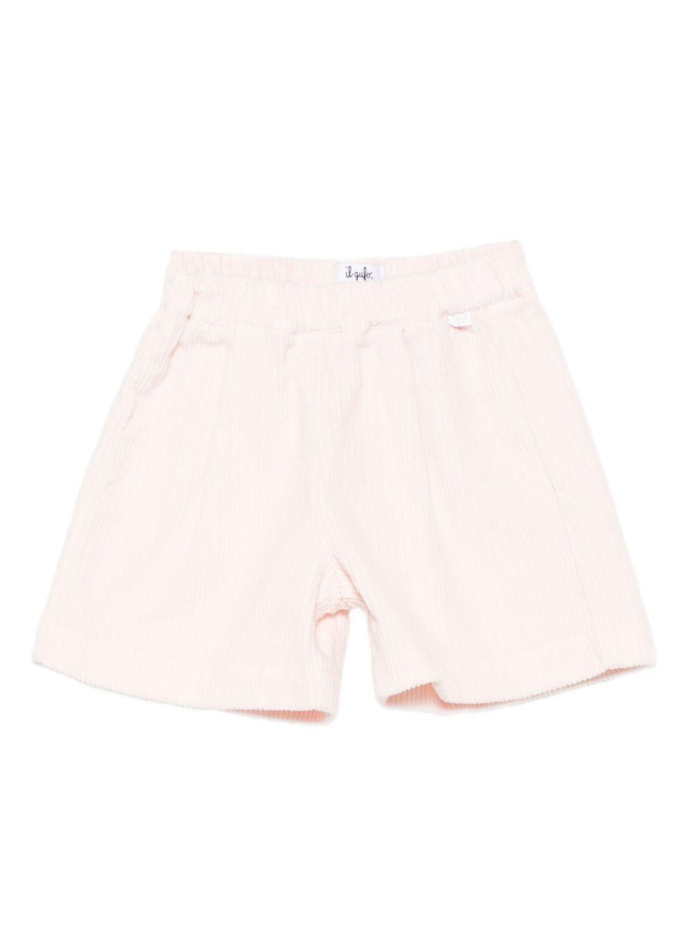 Bermuda rosa chiaro per neonata A25GPB0002V6012 307 Il Gufo 