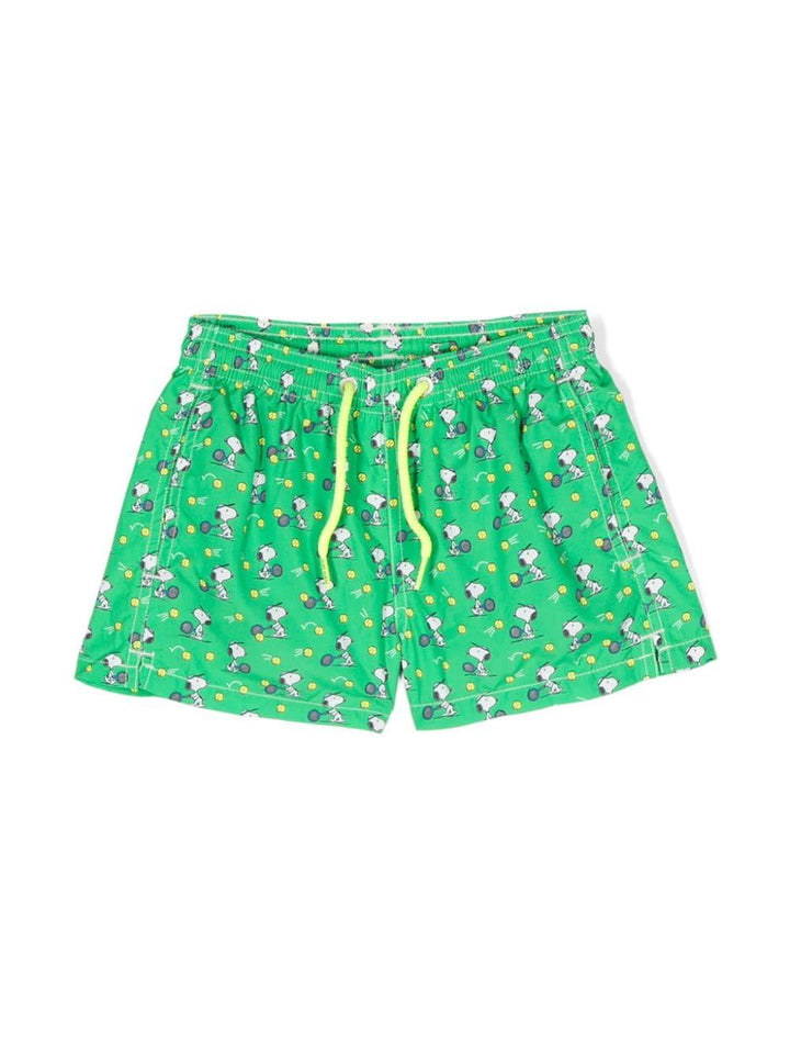 Bright green costume for children