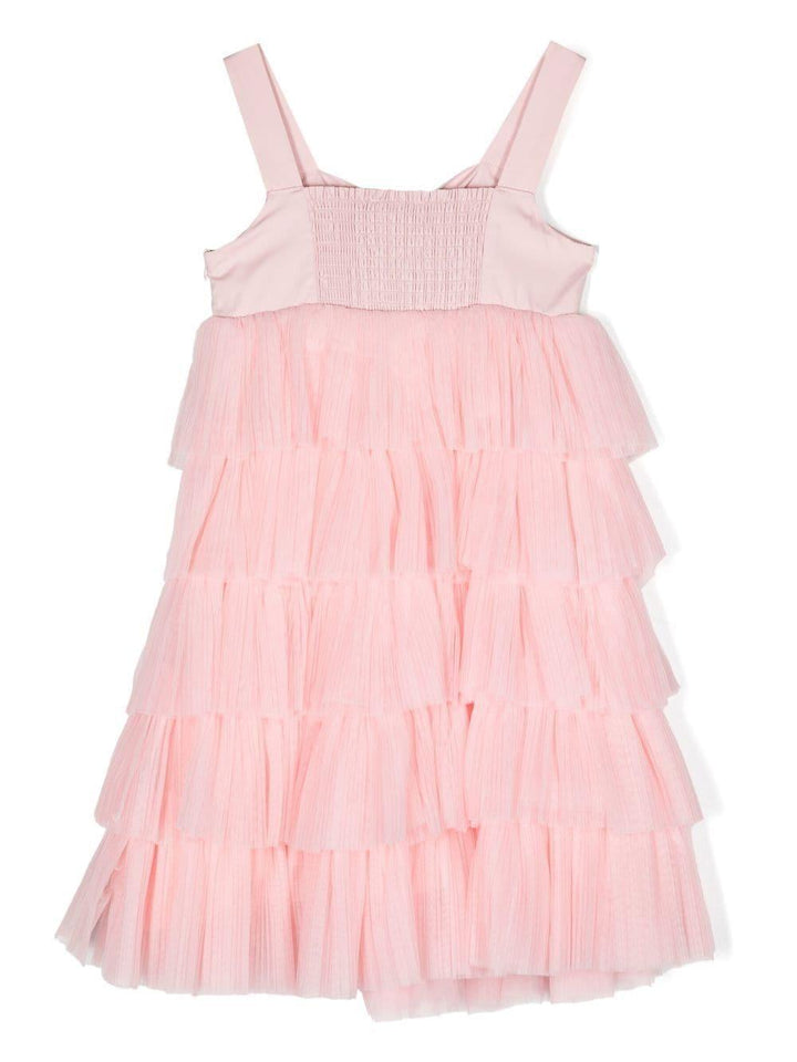 Abito rosa per bambina in tulle