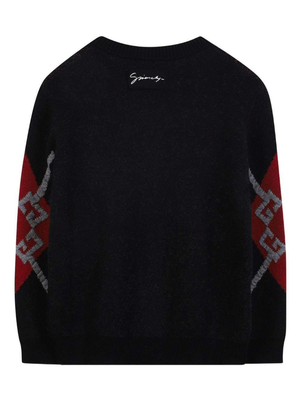 Maglione nero per bambina H30949 09B Givenchy Kids 