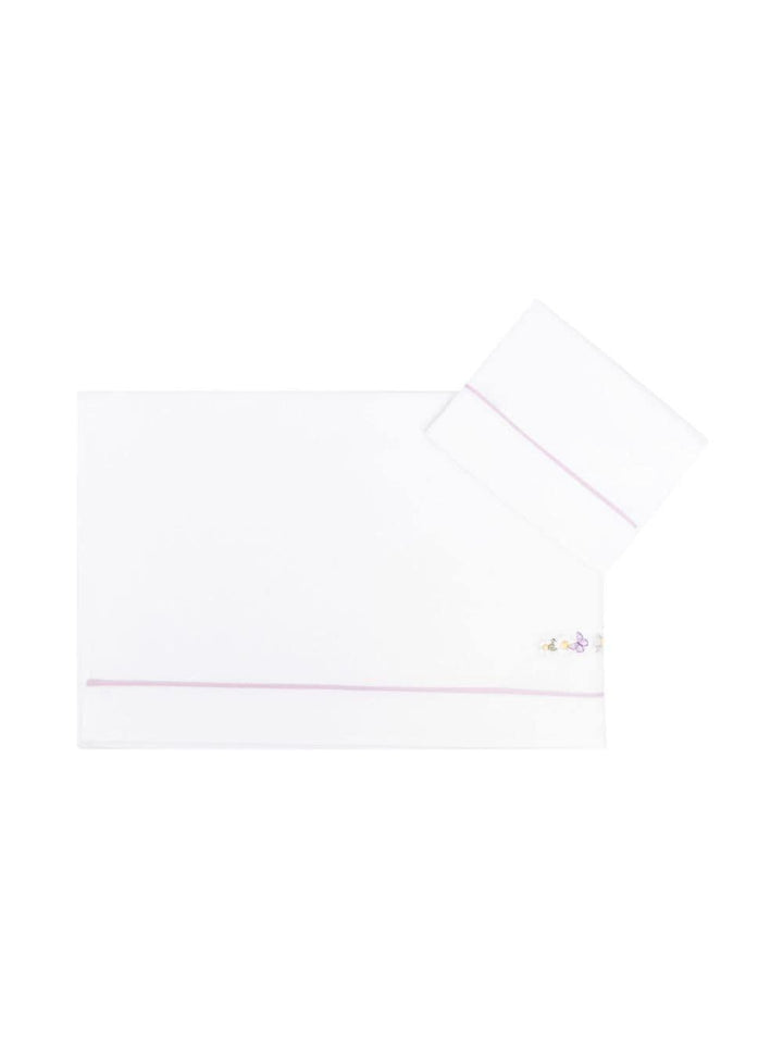White sheets for baby girls