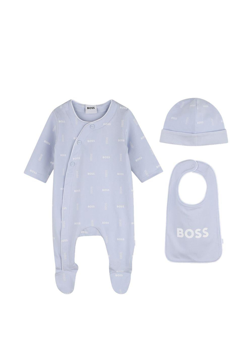Tutina azzurra per neonato J53045 771 Boss Kids 