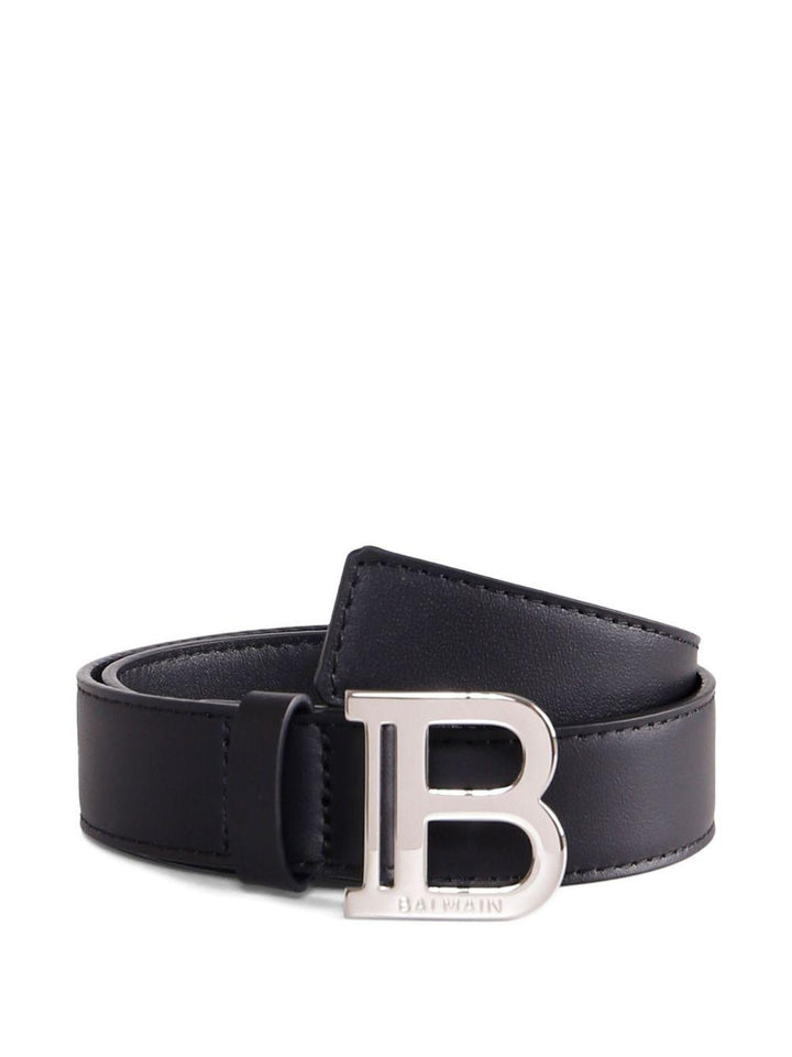 Cintura nera per bambino BX0P21Z1371 930AG Balmain Kids 