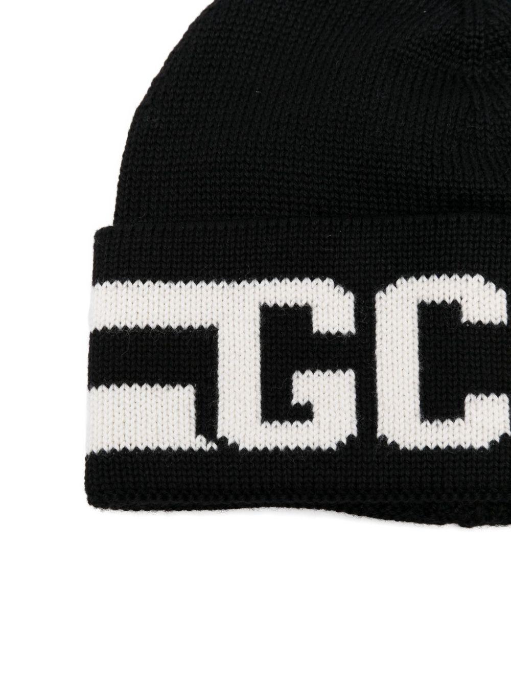 Cappello nero per bambino B2JU5818AL9 99 Gcds Kids 