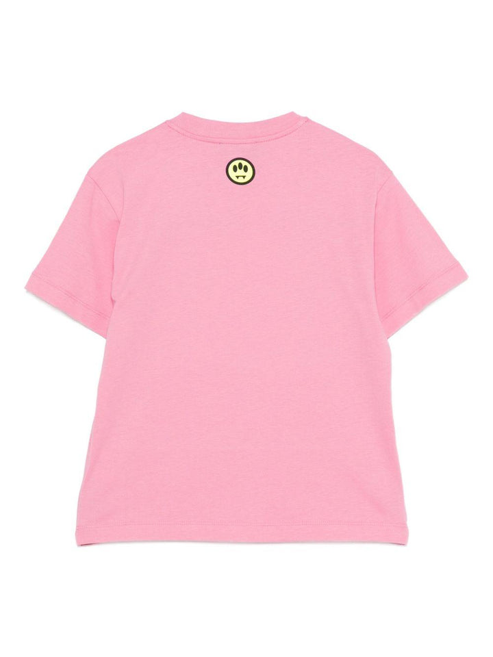 T-shirt rosa per bambino F5BKJUTH244 042 Barrow Kids 
