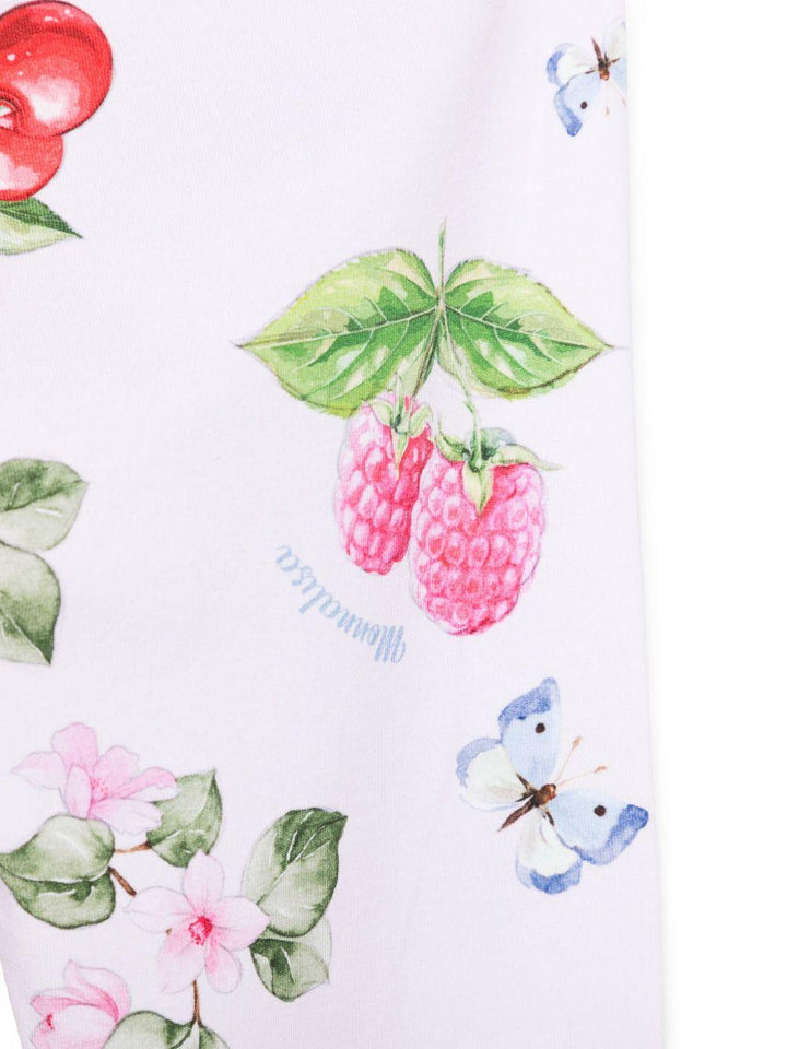 Leggings rosa chiaro per bambina