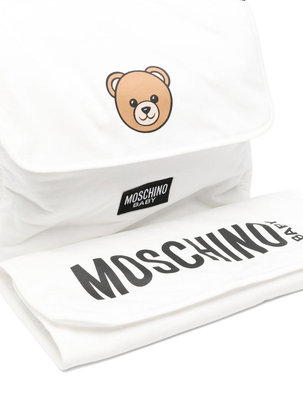 Borsa mamma bianca MUX05VLCA19 10063 Moschino Kids 
