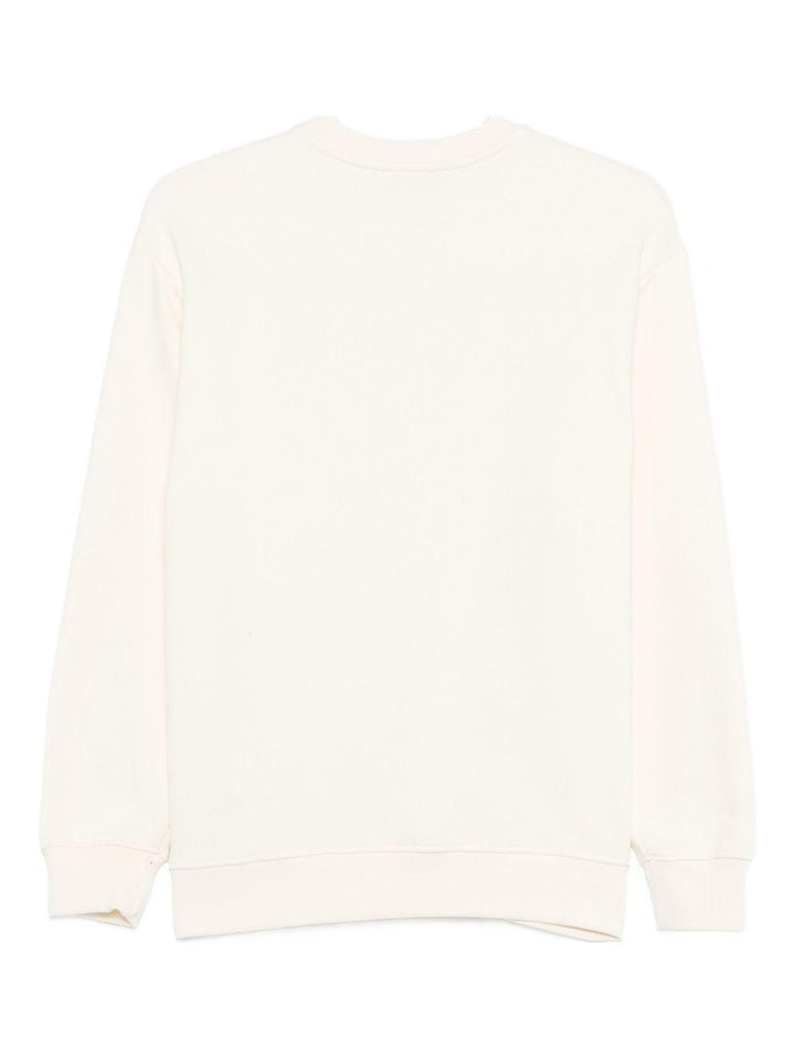 Felpa bianco sporco per bambino F5MSJUSW018 013 Msgm Kids 