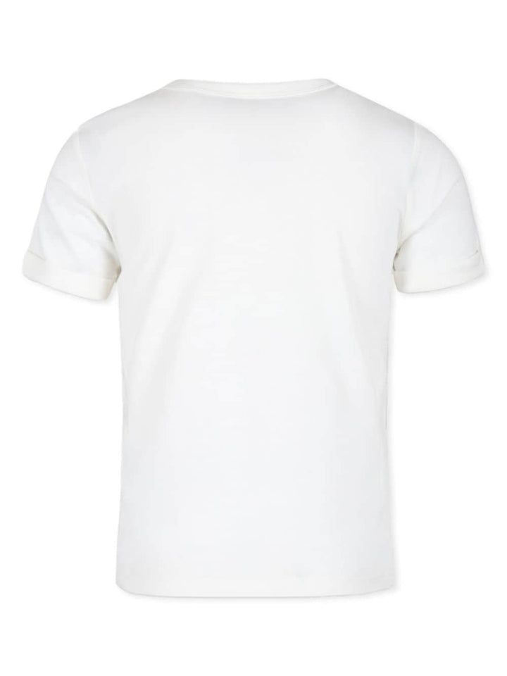 White t-shirt for girls with logo