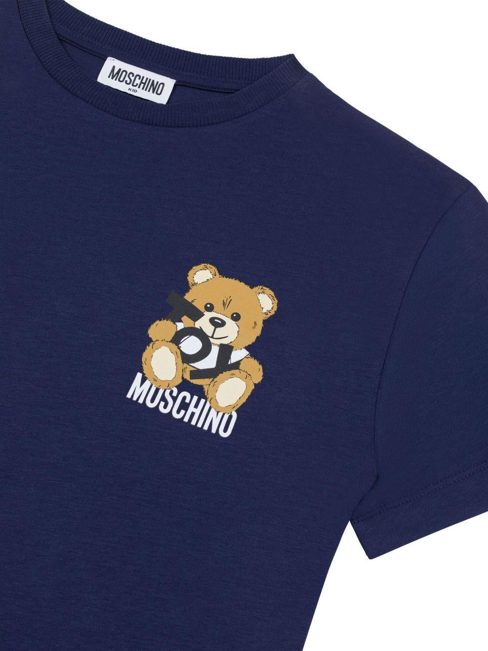 T-shirt blu navy per bambino