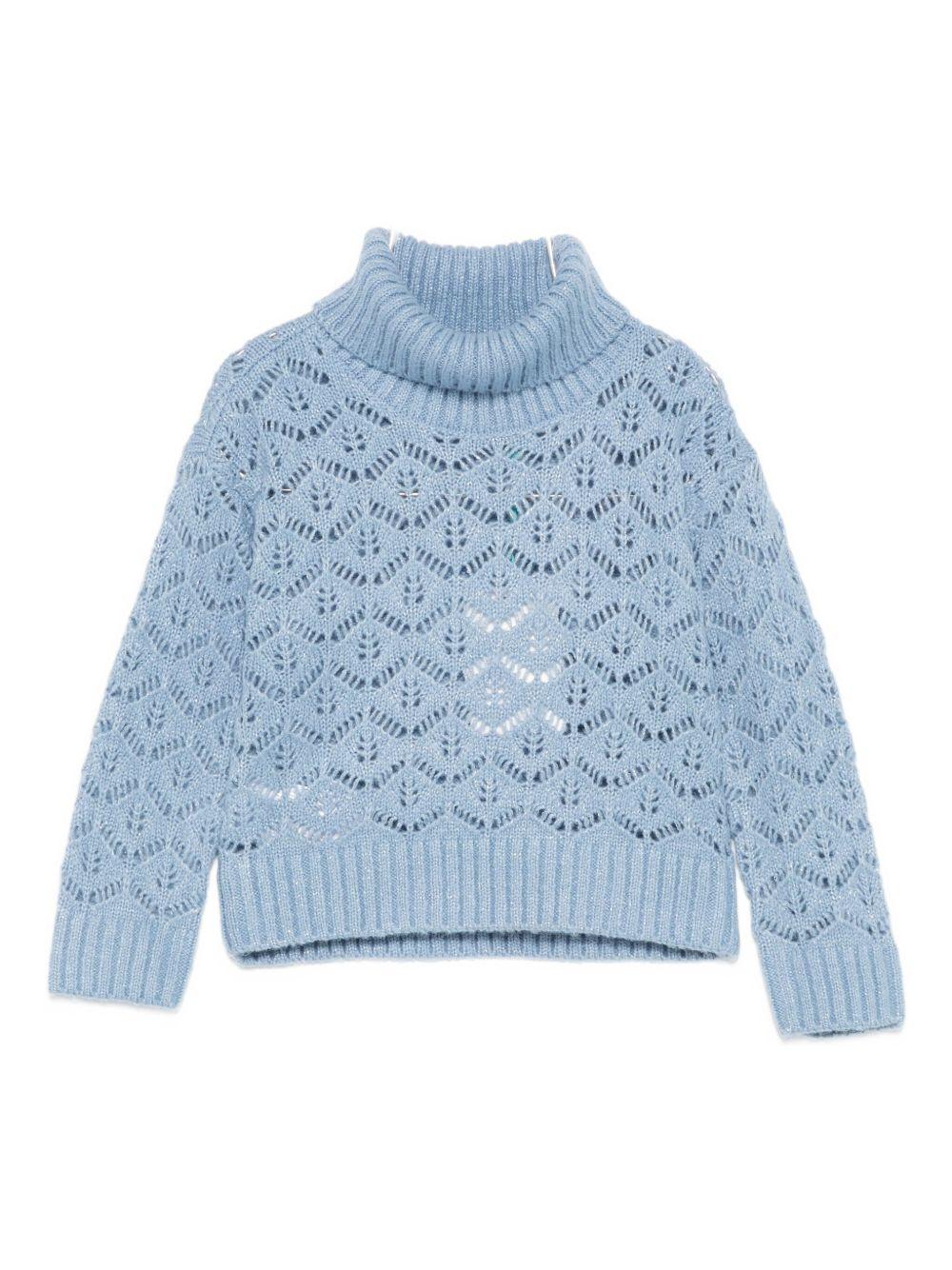 Maglione blu per bambina 5830 004 Abel & Lula 