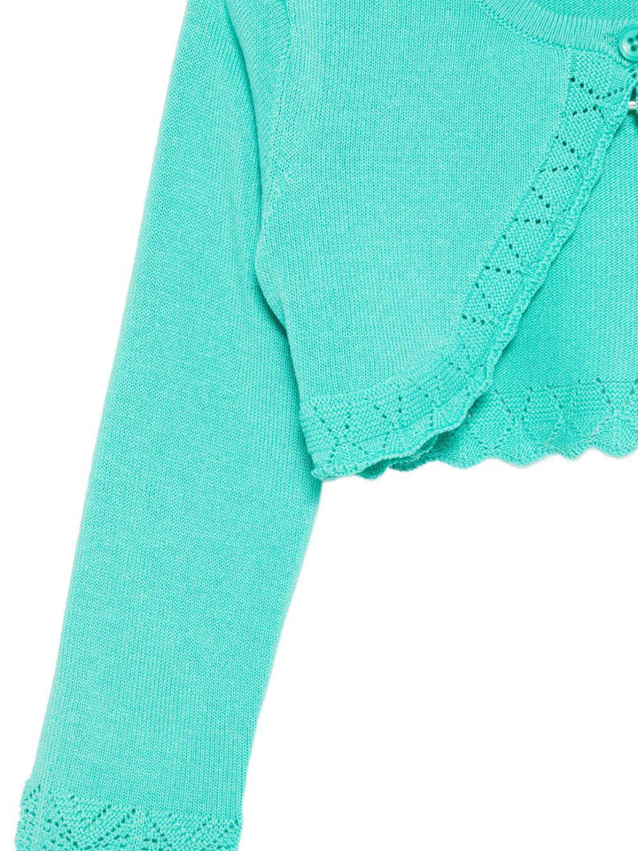 Cardigan verde per neonata 5301 030 Abel & Lula 