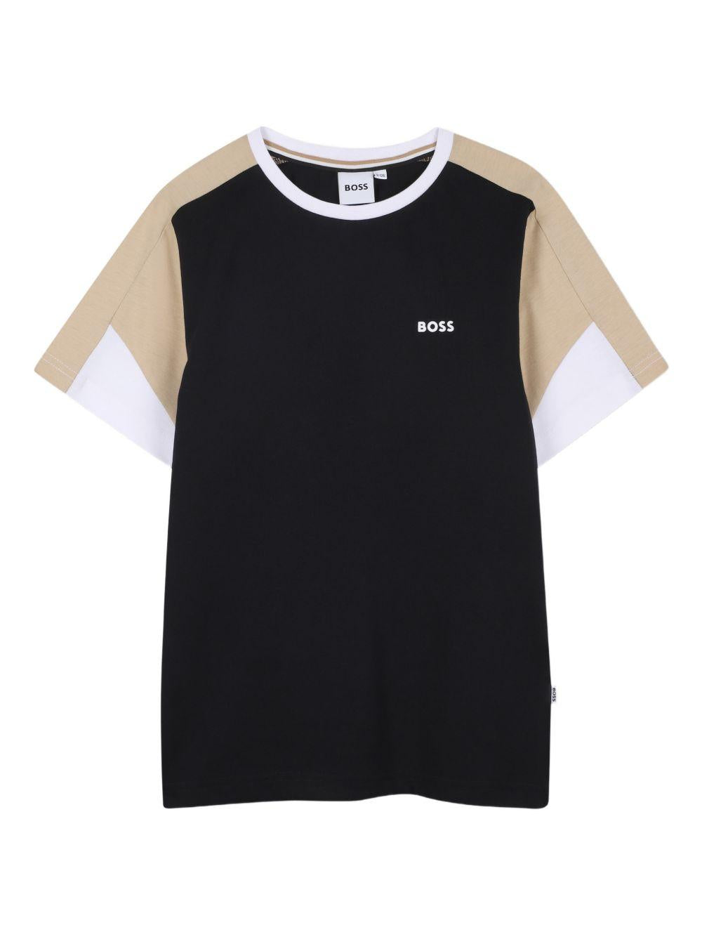 Completo nero per bambino J53006 09B Boss Kids 