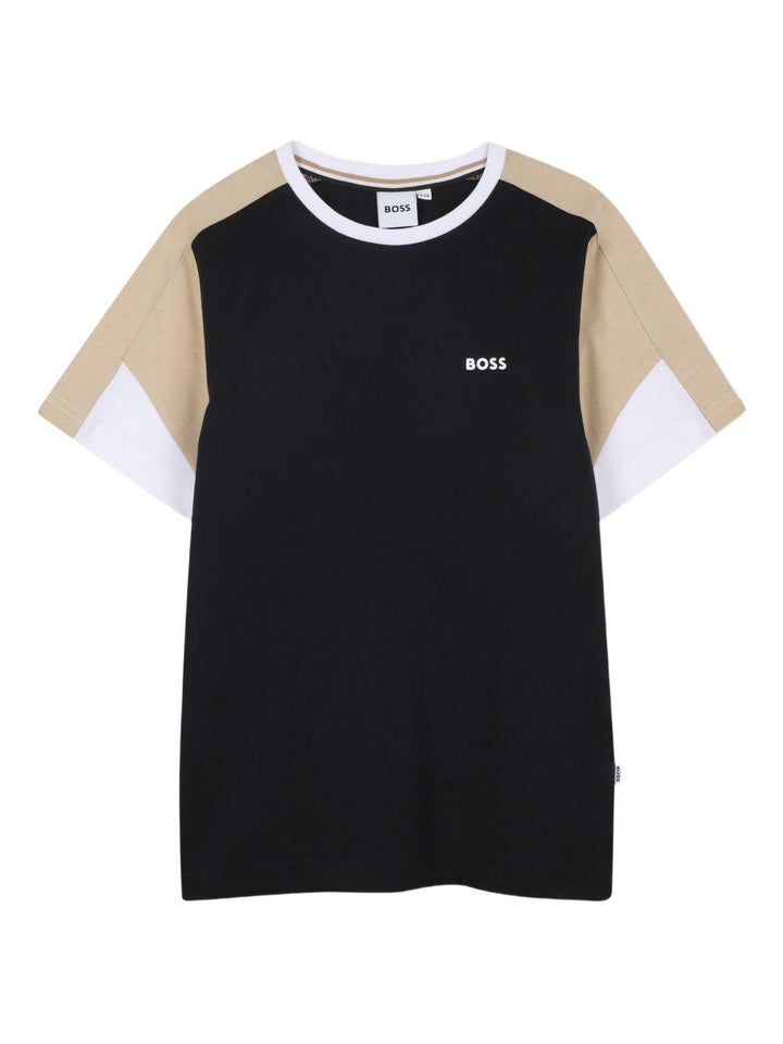 Completo nero per bambino J53006 09B Boss Kids 