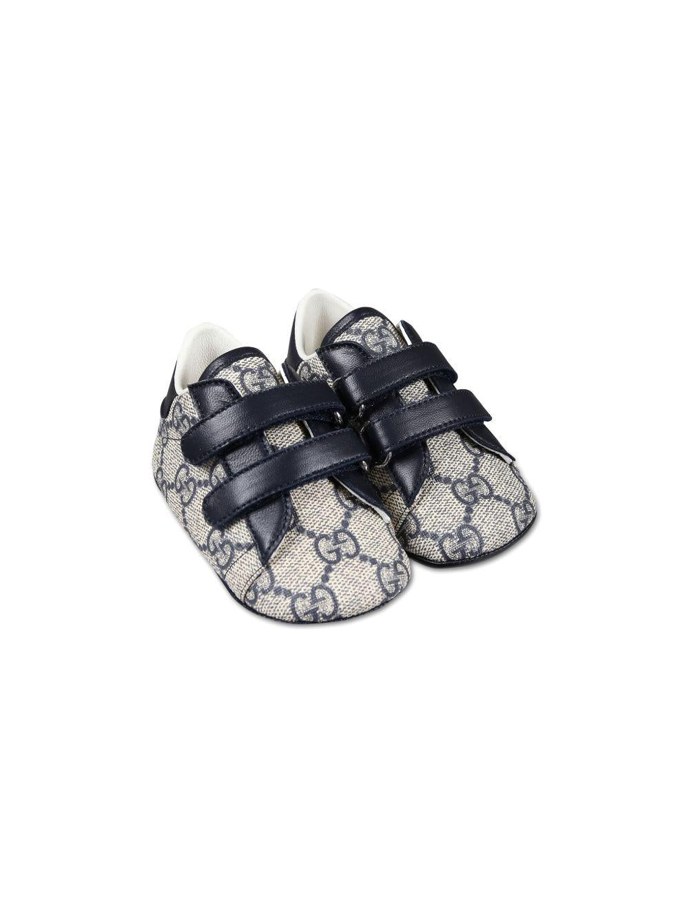 Sneakers blu beige per neonato 772387FACX3 4054 Gucci Kids 