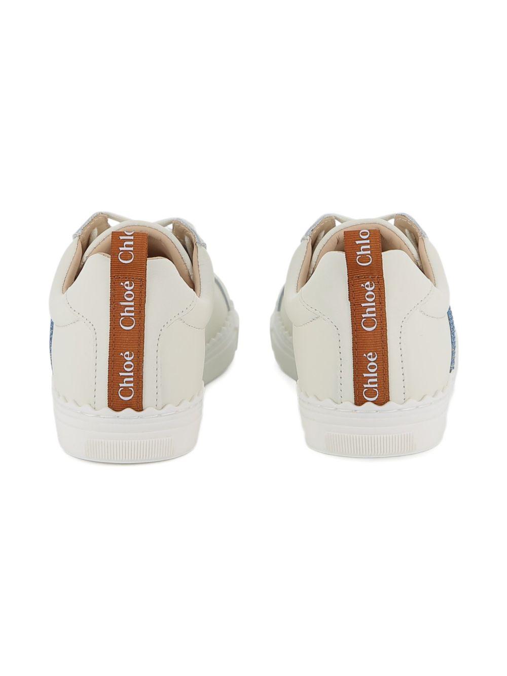 Sneakers bianco/azzurro per bambina C20887 117 Chloe 