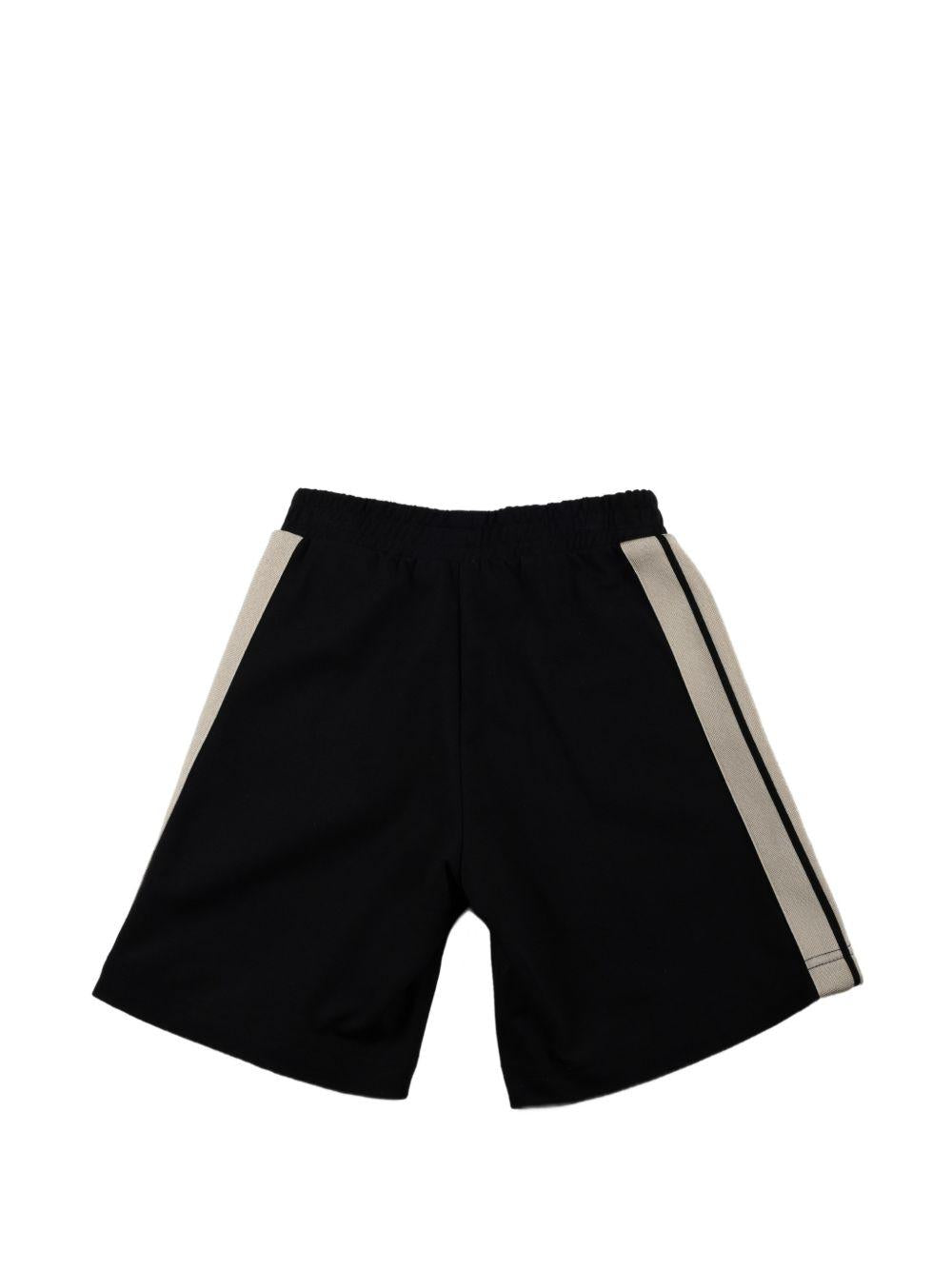 Bermuda nera per bambino PBCL001S26FAB001 110 Palm Angels Kids 