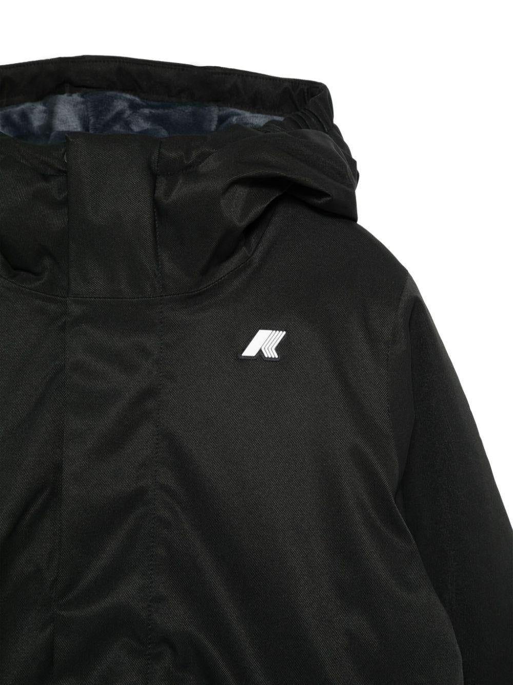 Giubbotto nero/blu per bambino di K-Way Kids
