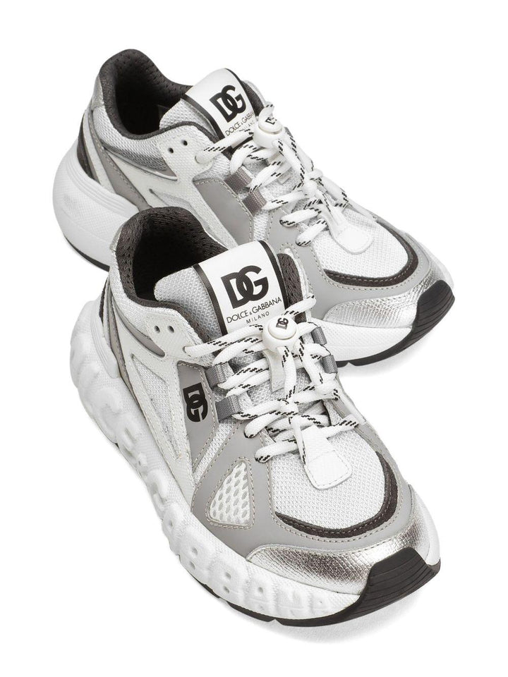 Sneakers grigio chiaro per bambino DA5290AW521 8B849 Dolce & Gabbana Kids 