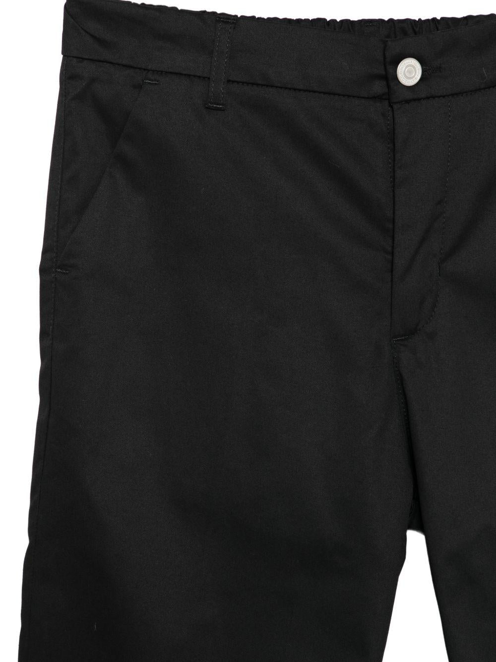 Pantalone nero per bambino PP4313 NER Paolo Pecora Kids 