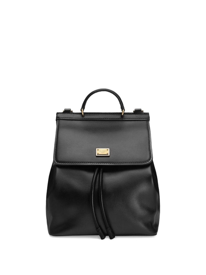 Zaino nero per bambina EB0264A1065 80999 Dolce & Gabbana Kids 
