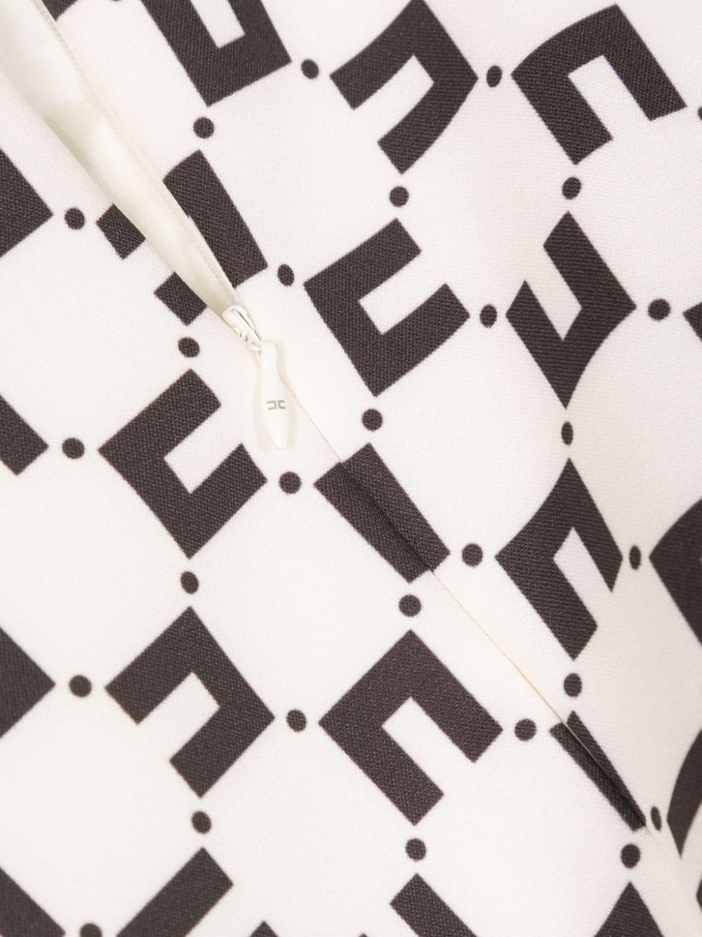 White and black tracksuit for girls with logo