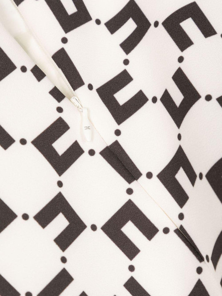 White and black tracksuit for girls with logo