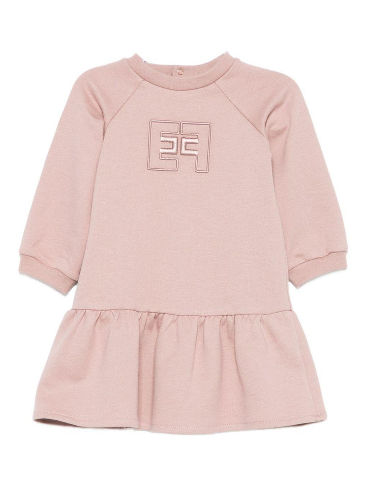 Abito rosa per neonata ENAB0650FF002 C041 Elisabetta Franchi Kids 