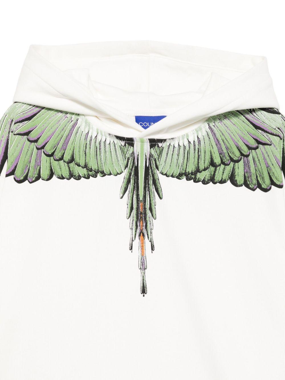 Felpa bianca per bambino F5CMJBHS060 002 Marcelo Burlon Kids 