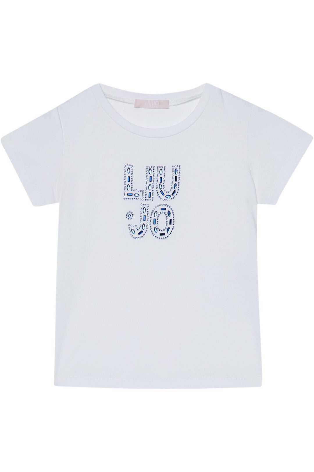 T-shirt bianca per bambina KA5094J5003 Q9305 Liu Jo 