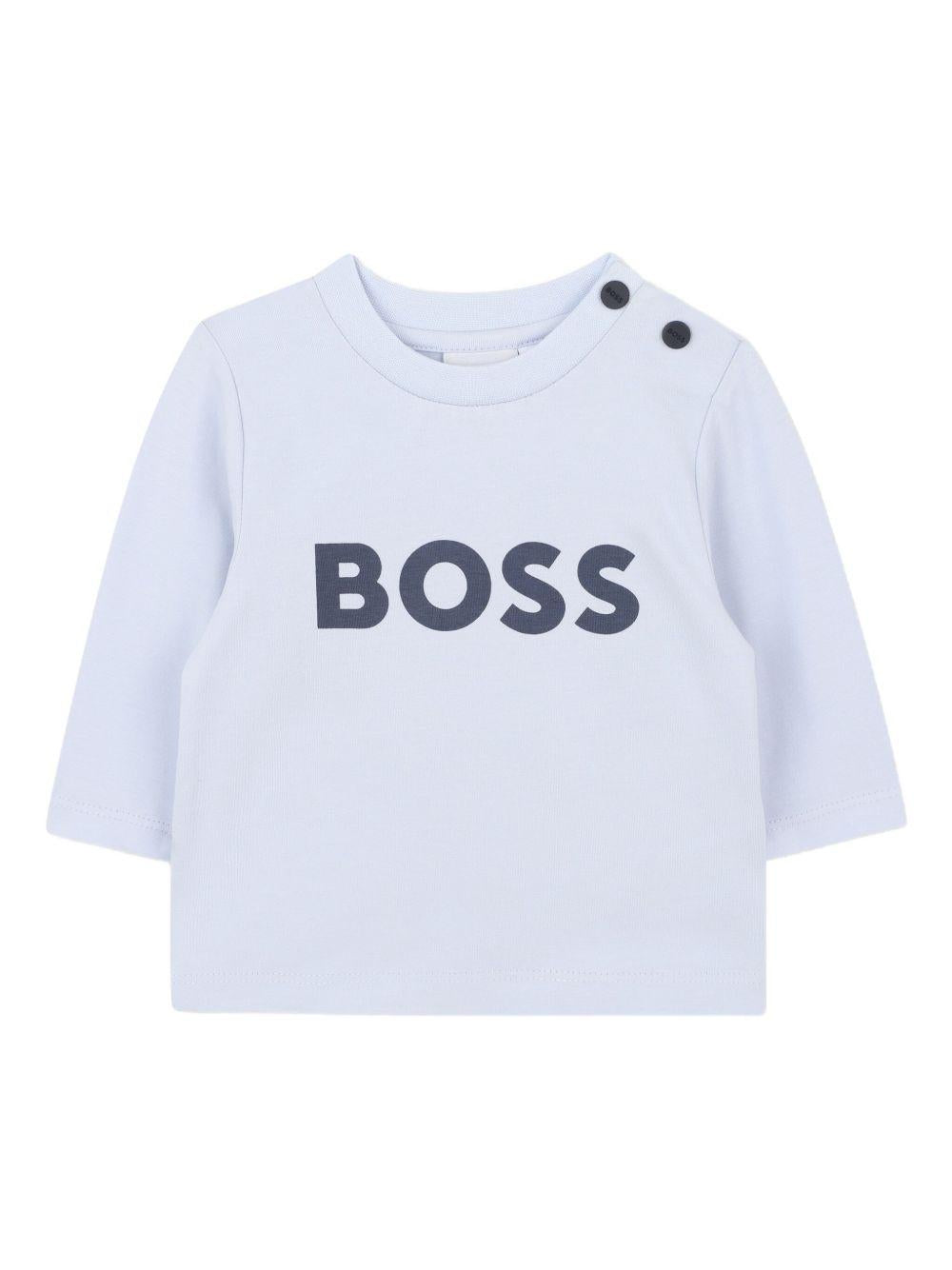 Completo sportivo blu marine per neonato J52540 849 Boss Kids 