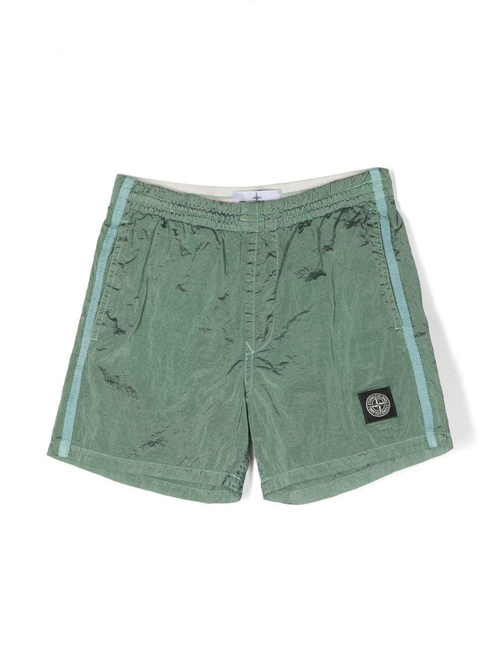Green costume for boys with logo