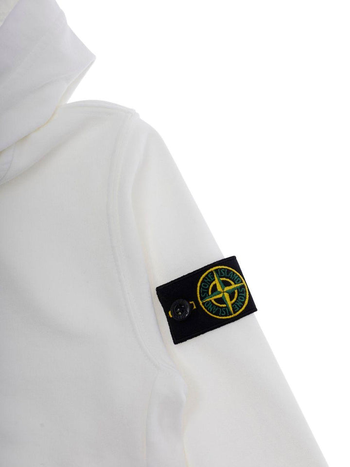 Felpa bianca per bambino 66100004S0040 V0001 Stone Island Kids 