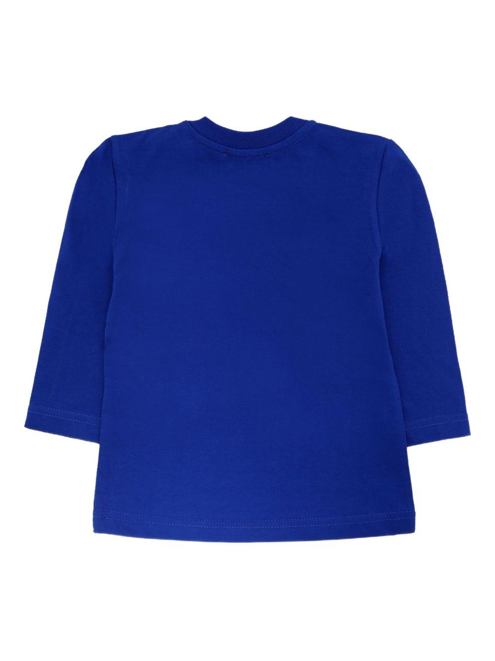 T-shirt blu elettrico per neonato K0071200YI9 K89G Diesel Kids 