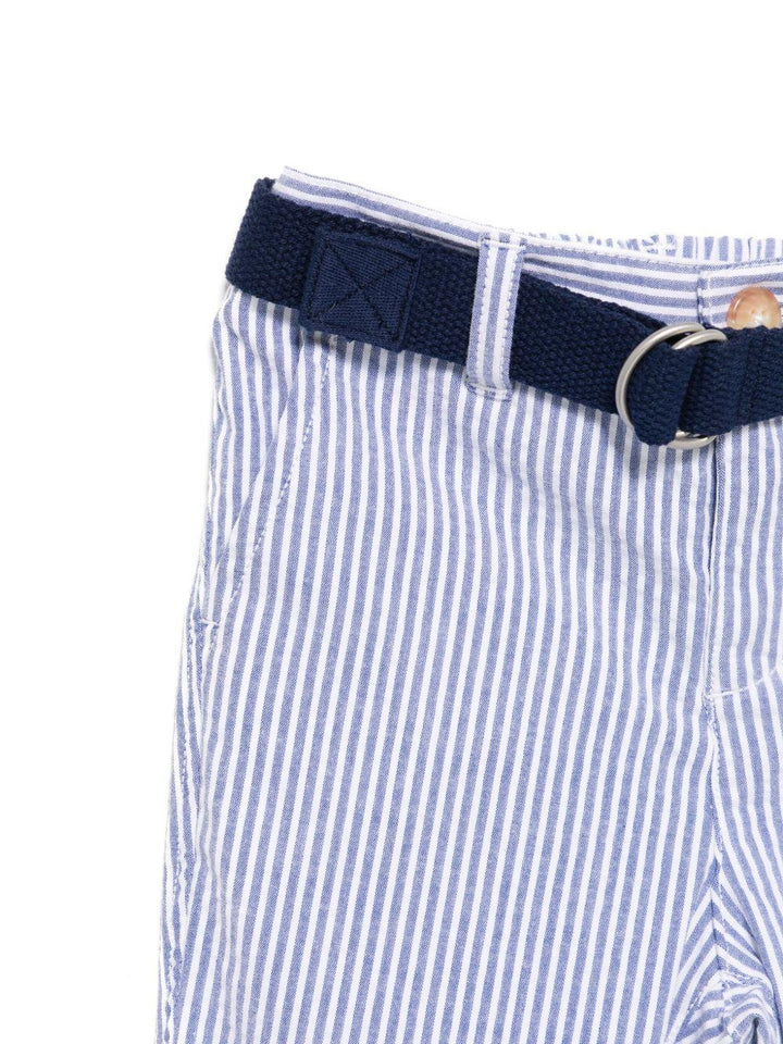 Completo bianco/azzurro per neonato
