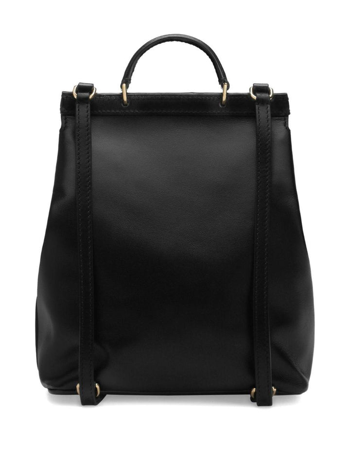 Zaino nero per bambina EB0264A1065 80999 Dolce & Gabbana Kids 