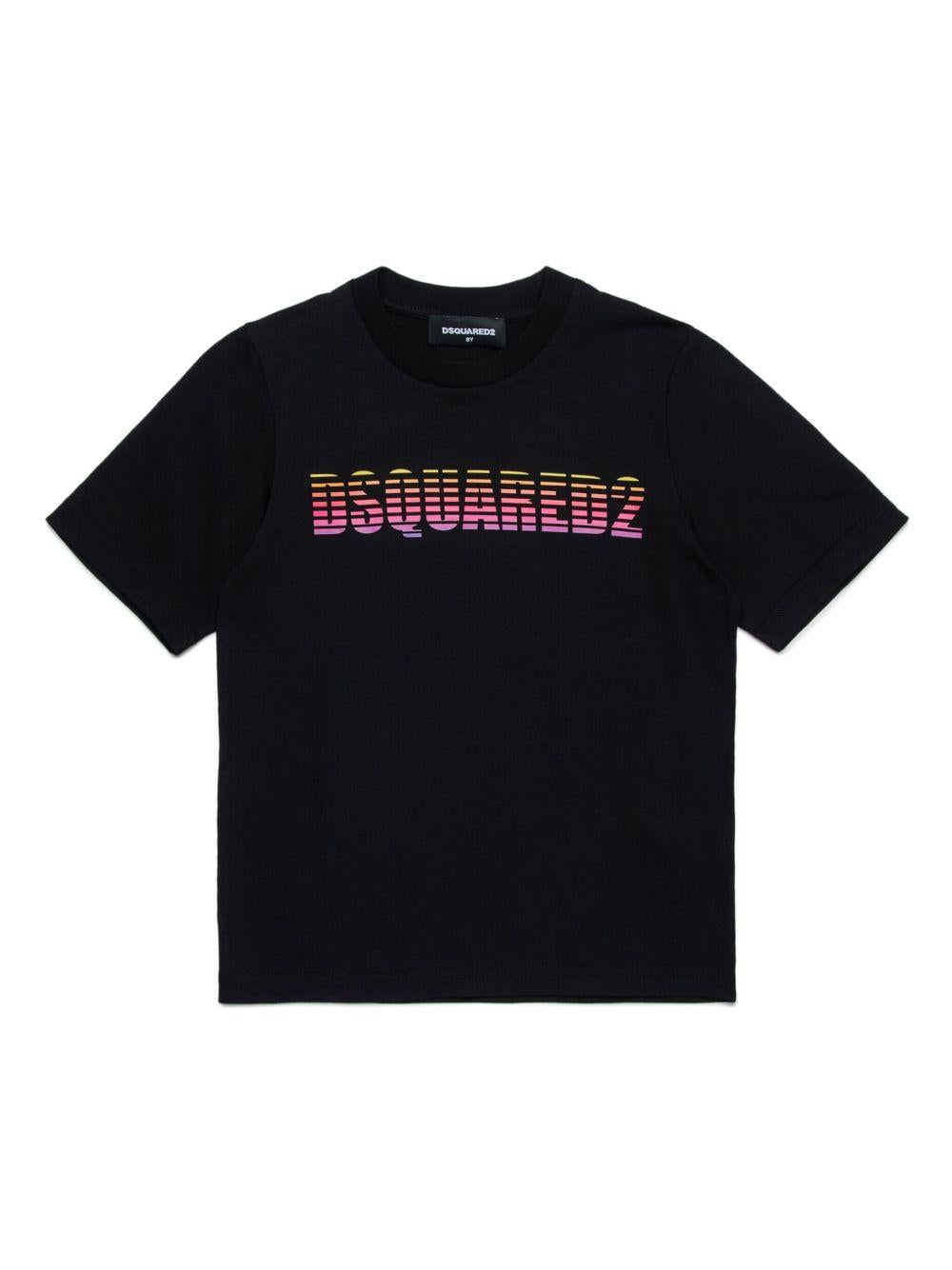 T-shirt nera per bambino