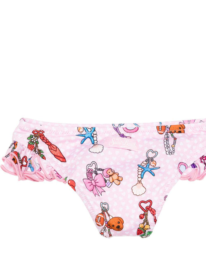 Costume rosa per bambina KELL001 00518L MC2 Saint Barth Kids 