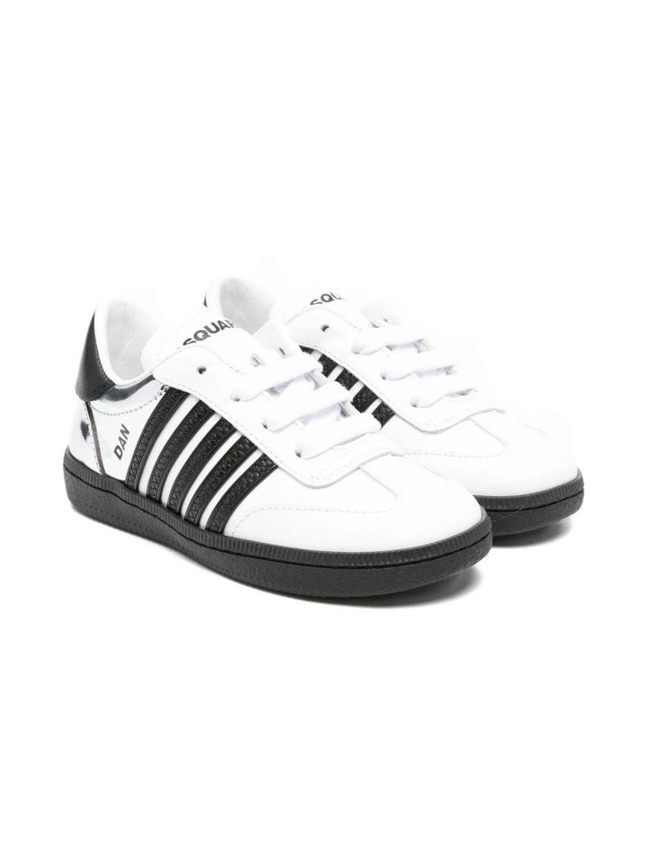Sneakers bianche/nere per bambino 81472 01 Dsquared2 Kids 